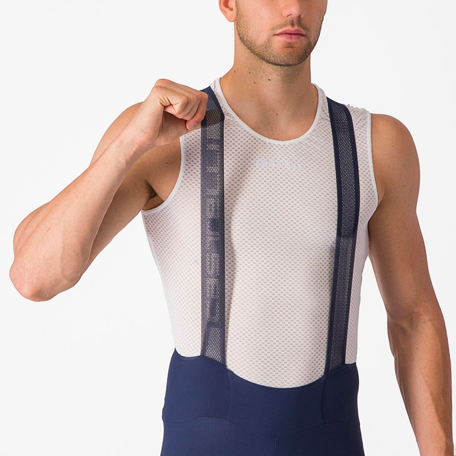 Castelli ESPRESSO Men Bib Shorts Blue | GZLFYR-586