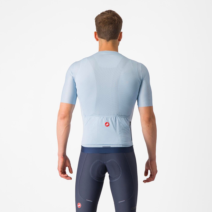 Castelli ESPRESSO Men Jersey Blue / Blue | SCBGZL-486