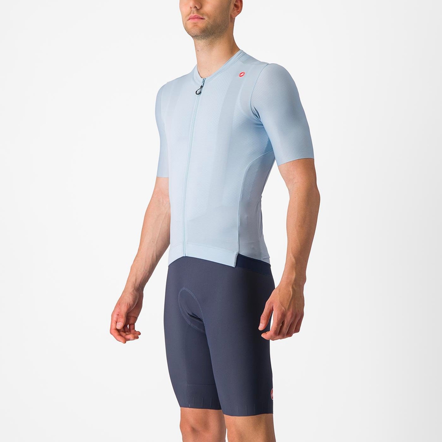 Castelli ESPRESSO Men Jersey Blue / Blue | SCBGZL-486