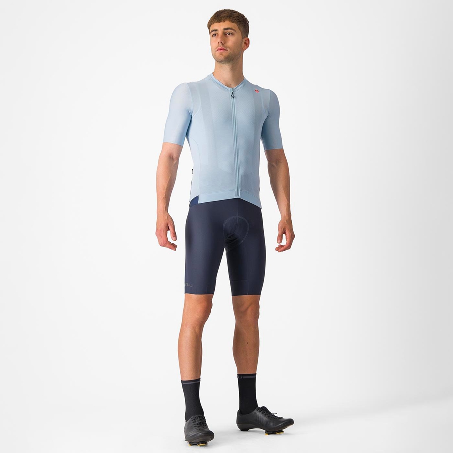 Castelli ESPRESSO Men Jersey Blue / Blue | SCBGZL-486