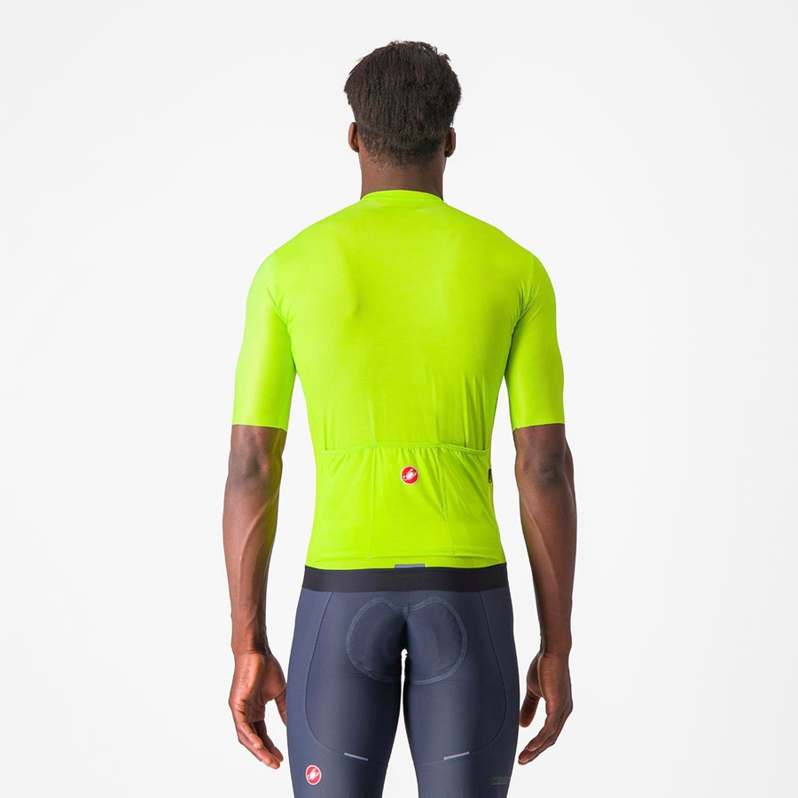 Castelli ESPRESSO Men Jersey Light Green / Deep Green | YPXKVG-527