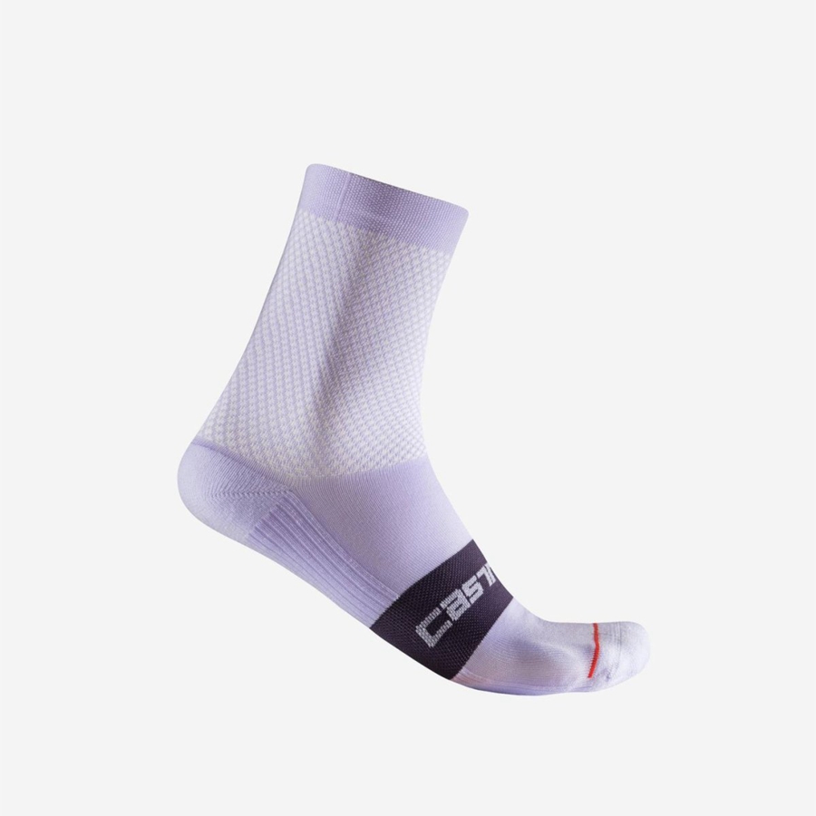 Castelli ESPRESSO W 12 Women Socks Purple | WAUJIT-659