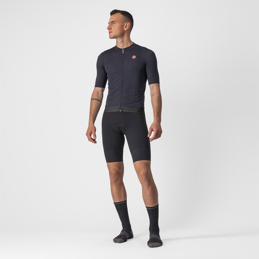 Castelli ESSENZA Men Jersey Black | EGZDIF-310