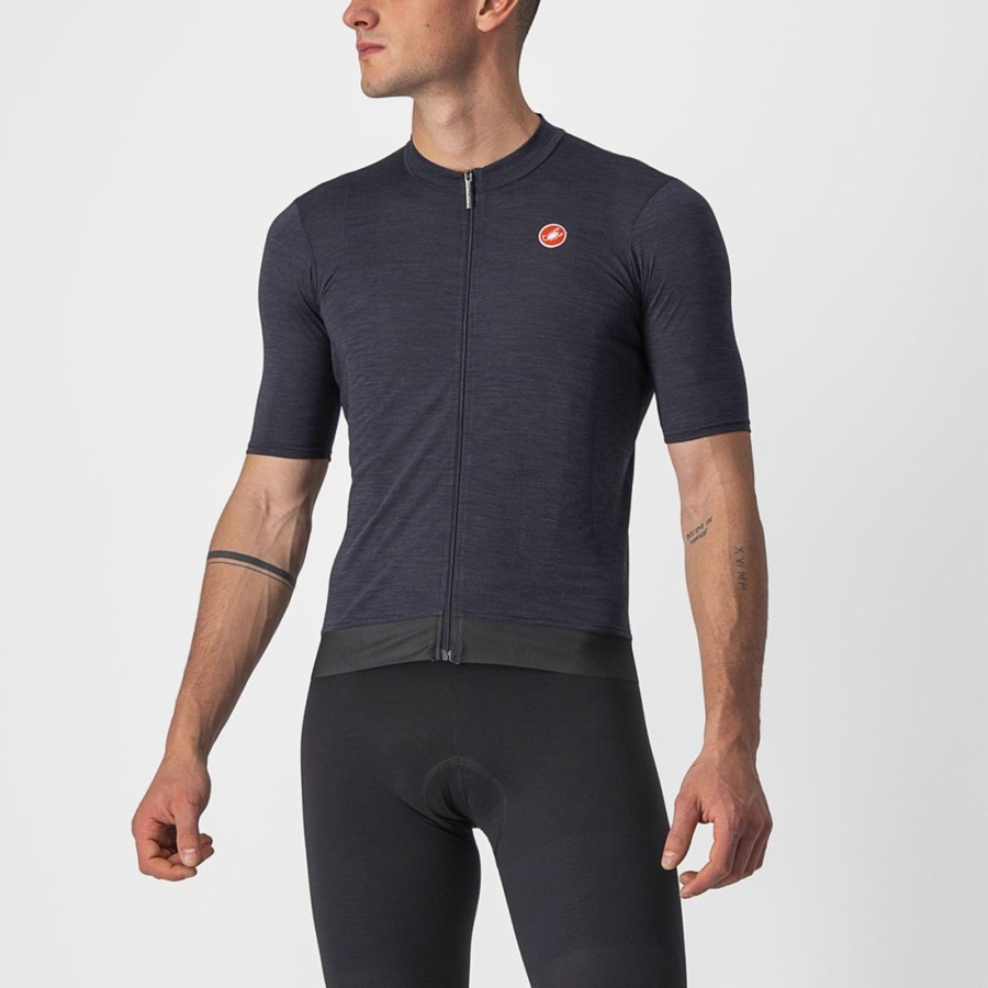 Castelli ESSENZA Men Jersey Black | EGZDIF-310