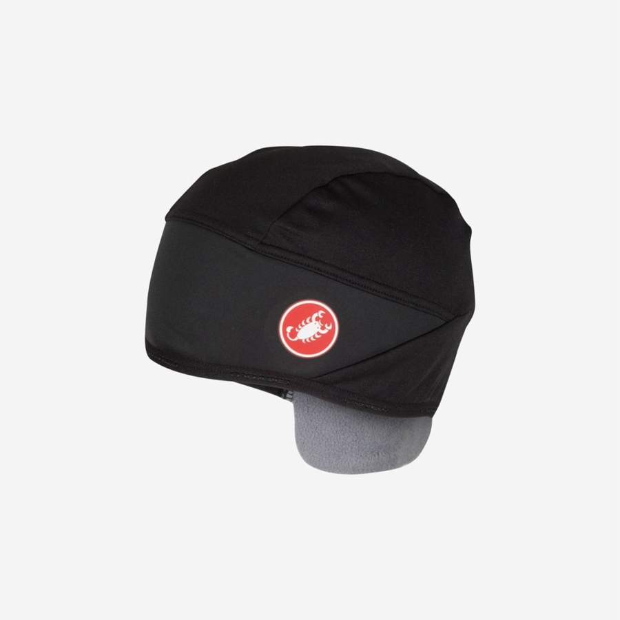 Castelli ESTREMO WS SKULLY Men Headwear Black | FRKUZE-241