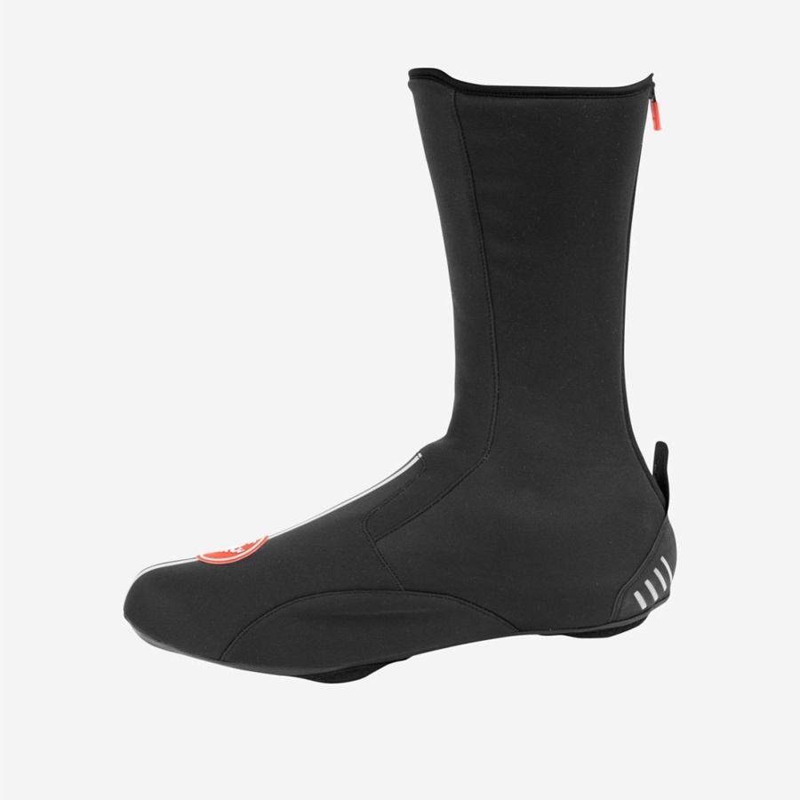 Castelli ESTREMO Women Shoecovers Black | PHOLEV-526