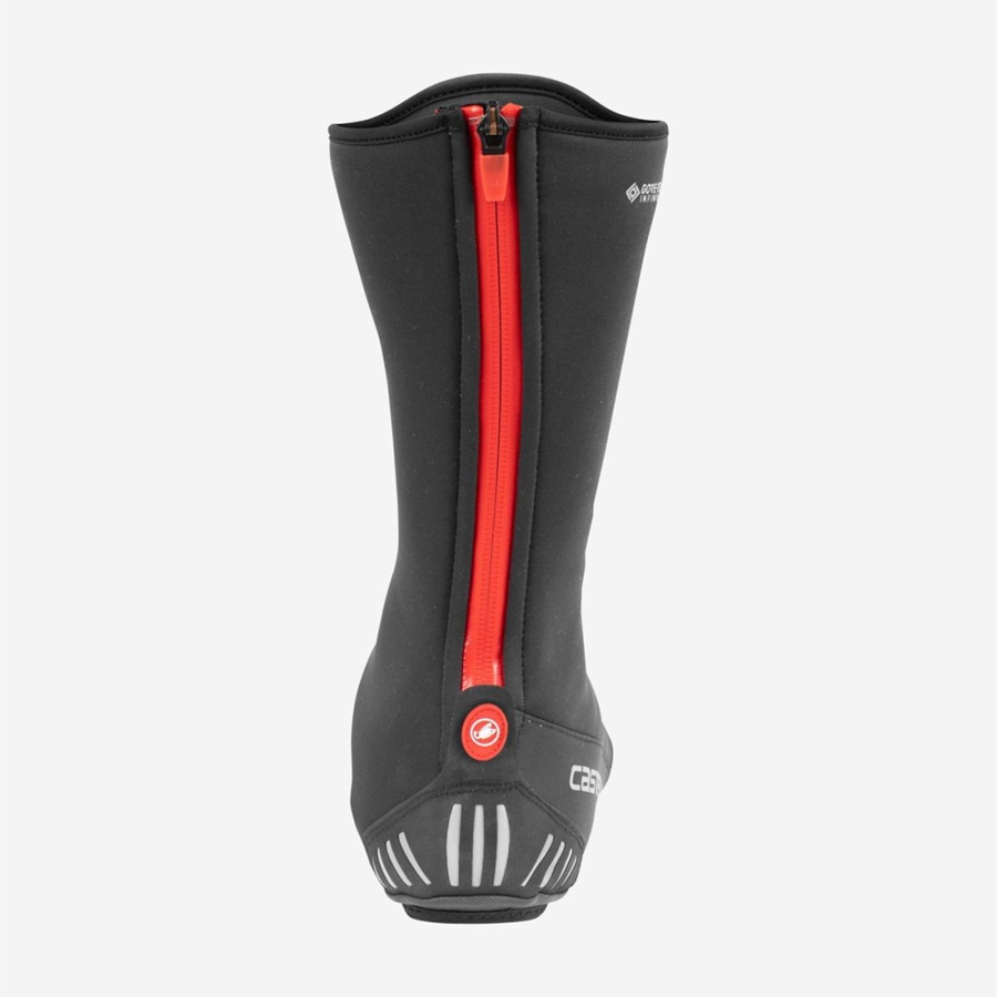 Castelli ESTREMO Women Shoecovers Black | PHOLEV-526