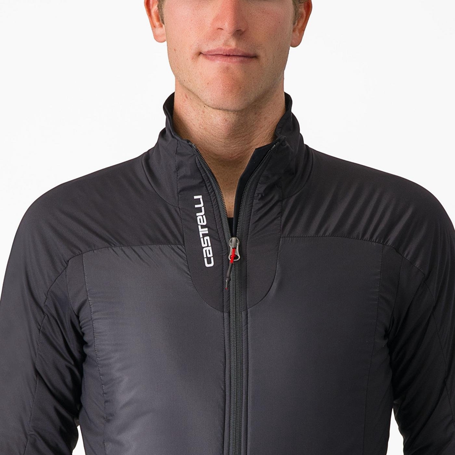 Castelli FLY THERMAL Men Jackets Black | UZSVML-429