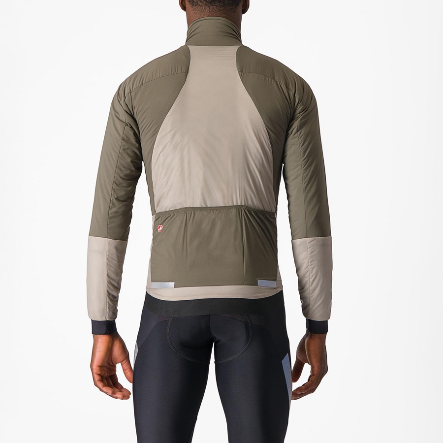 Castelli FLY THERMAL Men Jackets Green | EZLGCY-682