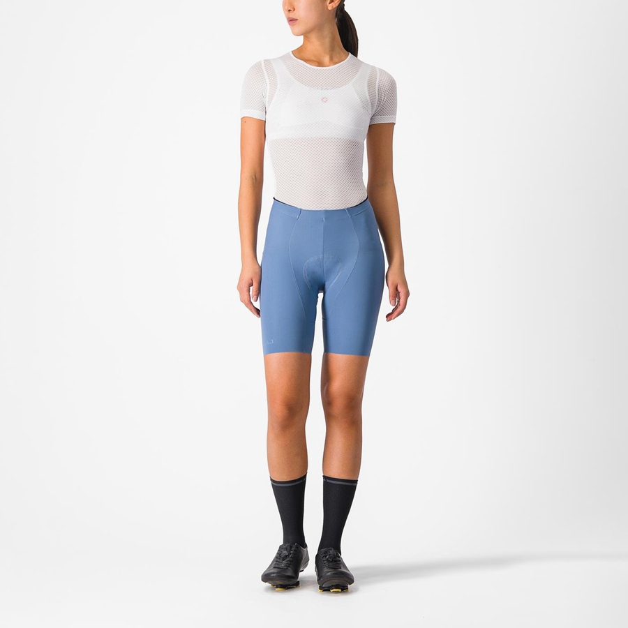 Castelli FREE AERO RC W Women Shorts Grey Blue | ZSVLDT-627