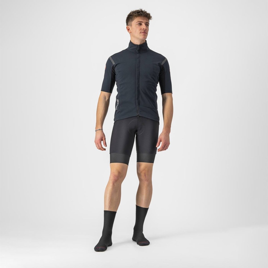 Castelli GABBA RoS 2 Men Jackets Black / Black | ZUMHDK-873