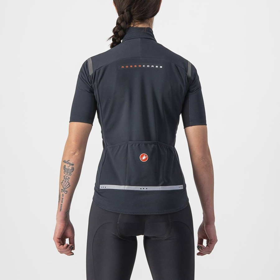 Castelli GABBA RoS 2 W Women Jackets Black / Black | HWGDVC-490