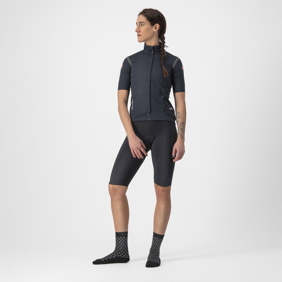 Castelli GABBA RoS 2 W Women Jackets Black / Black | HWGDVC-490