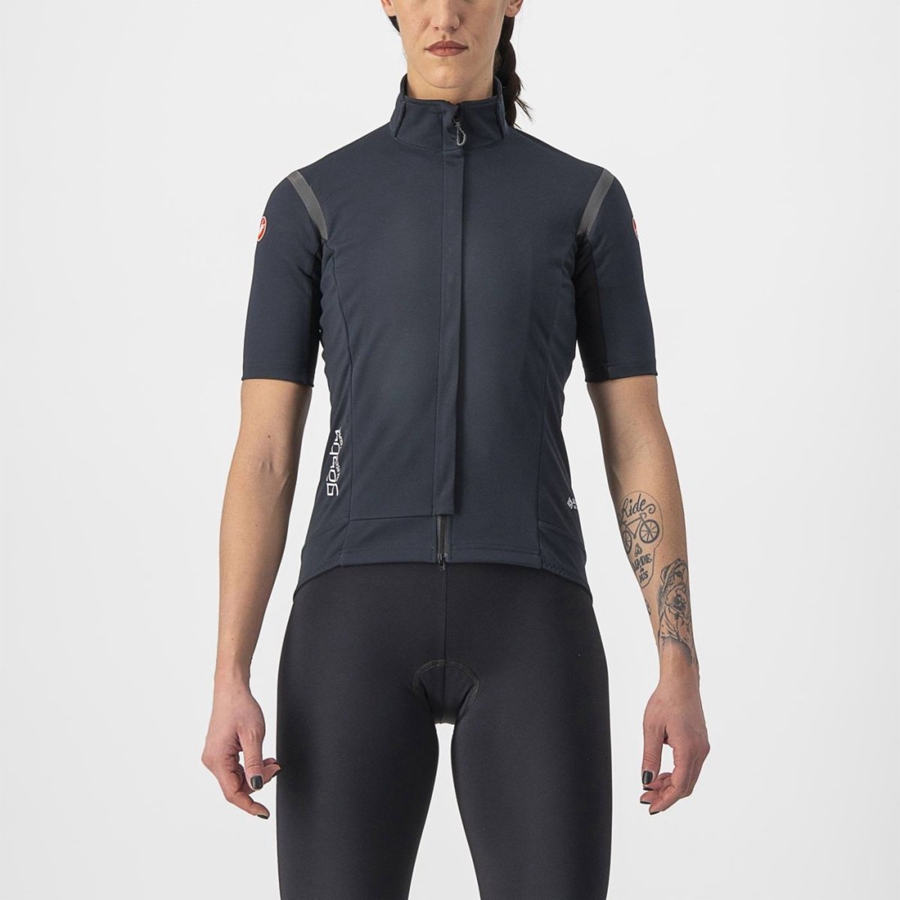 Castelli GABBA RoS 2 W Women Jackets Black / Black | HWGDVC-490