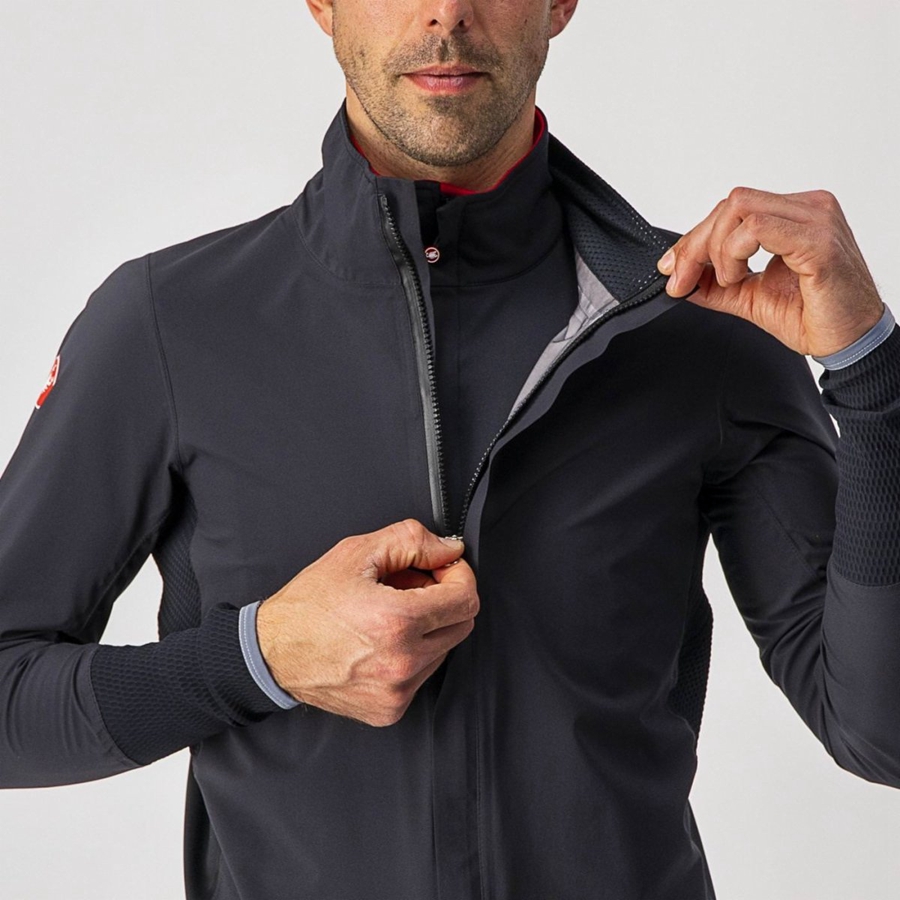 Castelli GAVIA Men Protection Black | FRBVZK-459