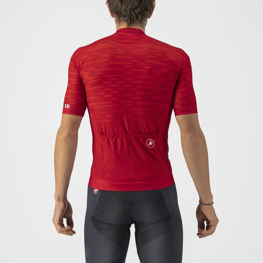 Castelli INSIDER Men Jersey Dark Red | BFWEMY-045