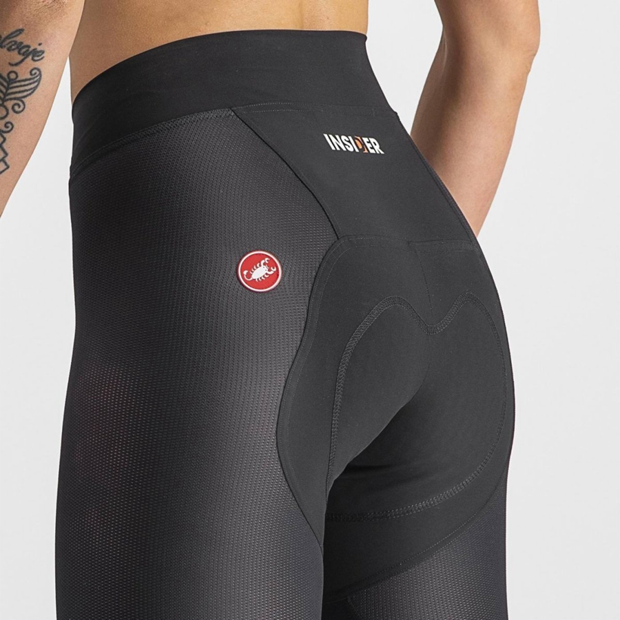 Castelli INSIDER W Women Shorts Black | LNIAOU-270