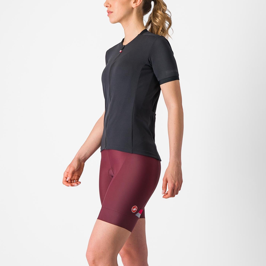 Castelli LIBERA Women Jersey Black | BWFSLU-654