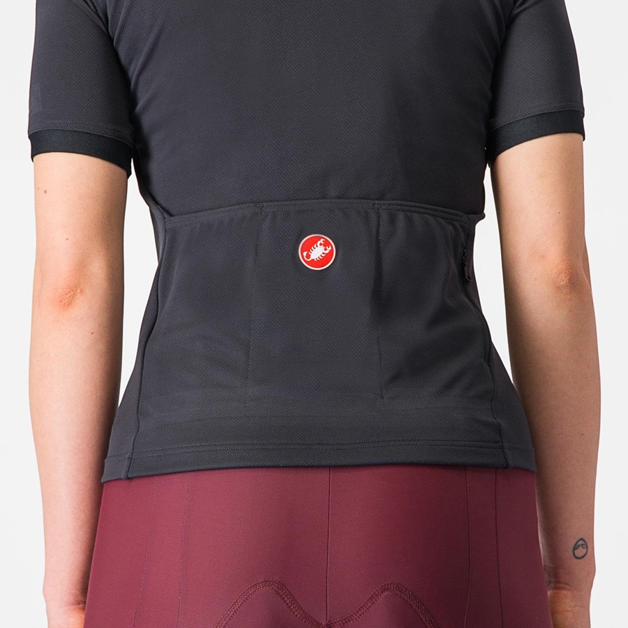 Castelli LIBERA Women Jersey Black | BWFSLU-654