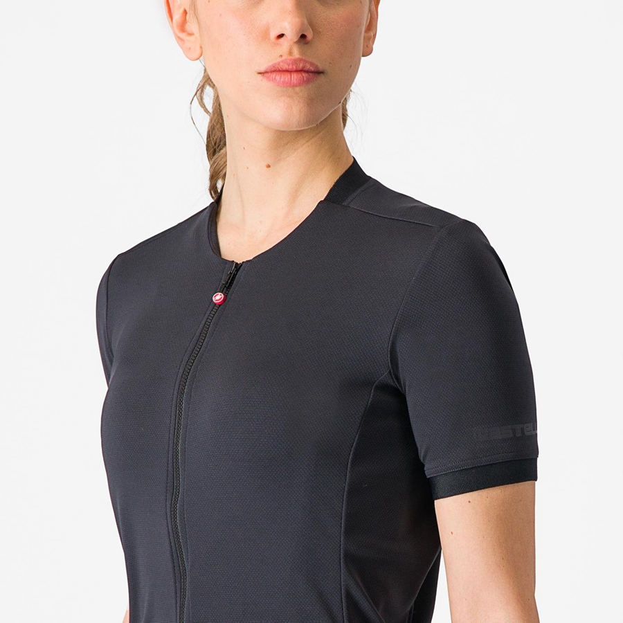 Castelli LIBERA Women Jersey Black | BWFSLU-654