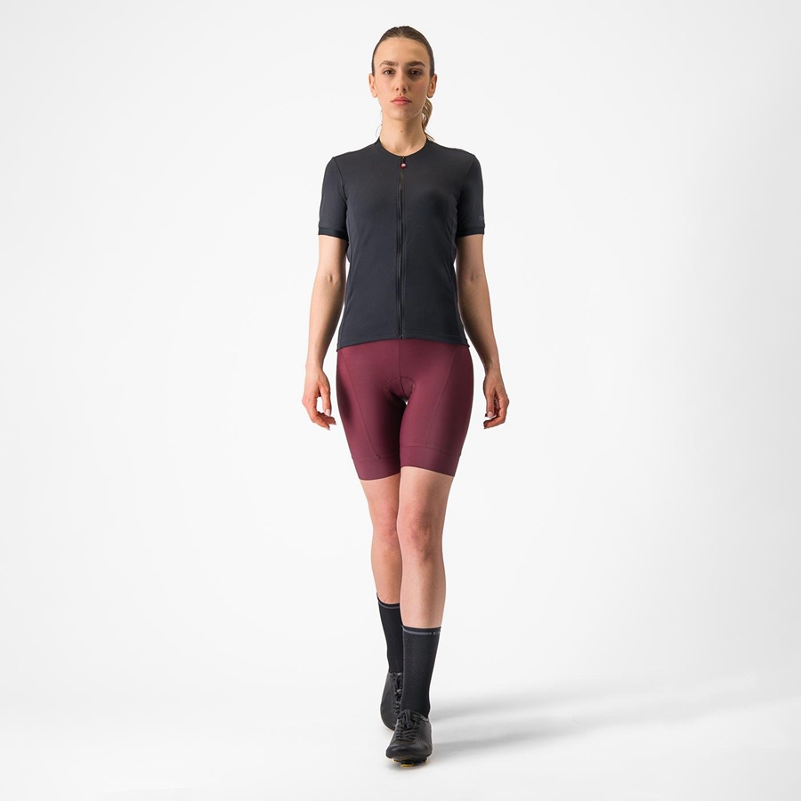 Castelli LIBERA Women Jersey Black | BWFSLU-654