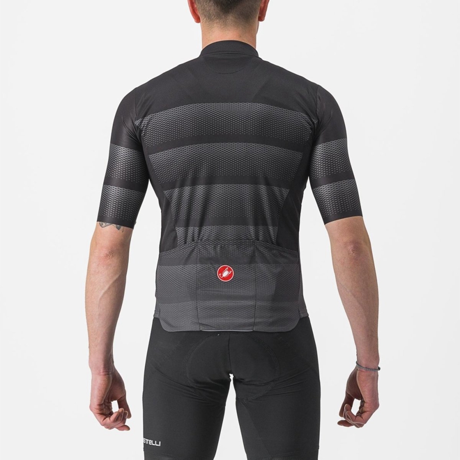 Castelli LIVELLI Men Jersey Black | DXQCZP-927