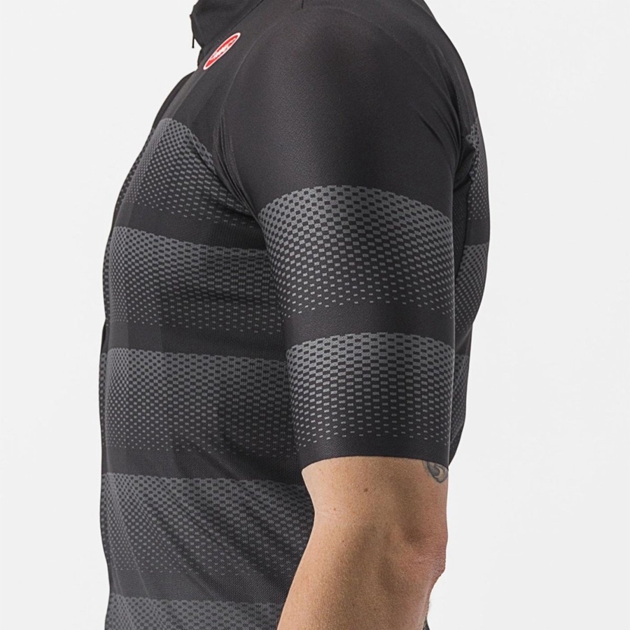 Castelli LIVELLI Men Jersey Black | DXQCZP-927