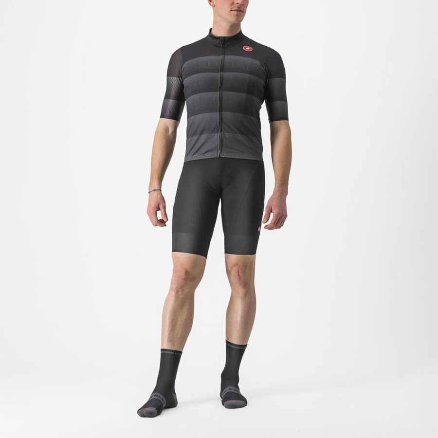 Castelli LIVELLI Men Jersey Black | DXQCZP-927