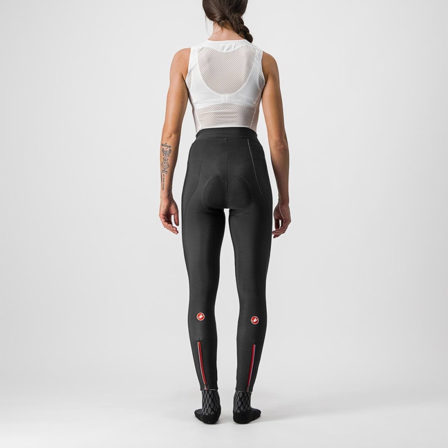 Castelli MENO WIND W Women Leggings Black | ADPIZB-263