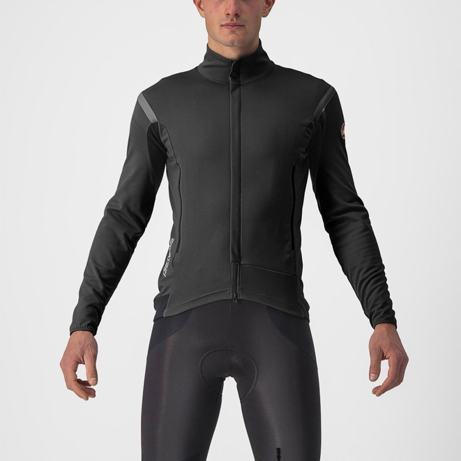 Castelli PERFETTO RoS 2 Men Jackets Black / Black | JVNBWS-138