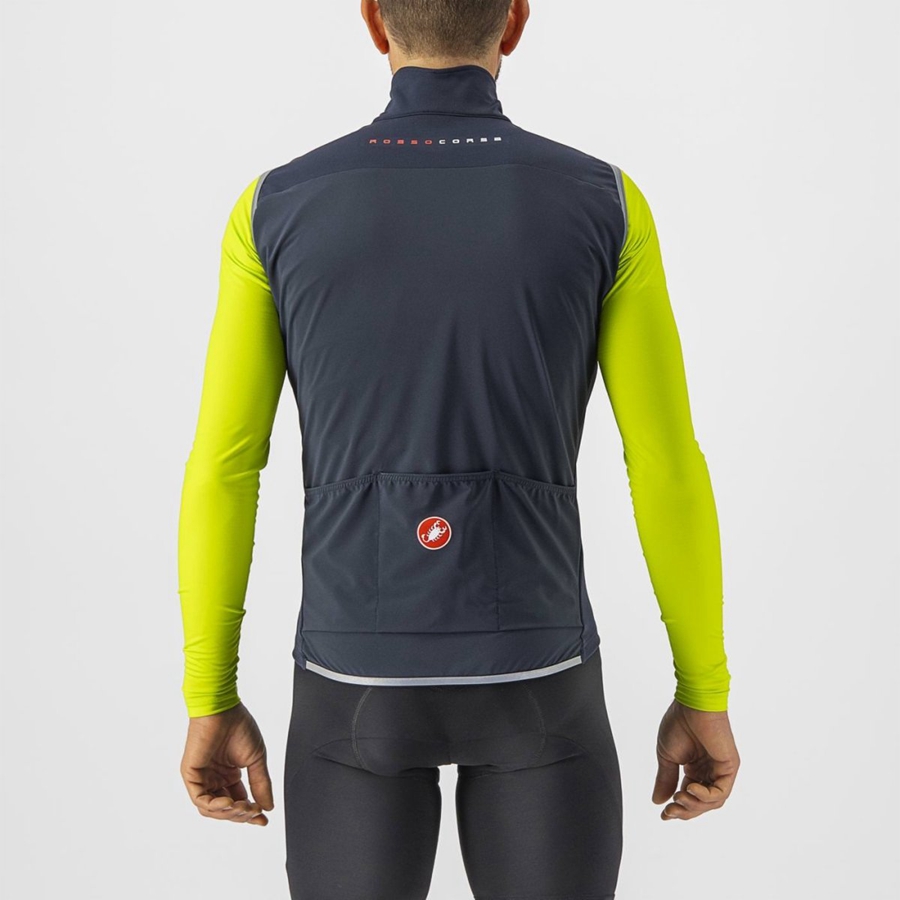 Castelli PERFETTO RoS 2 Men Vest Blue | JYXTNZ-645