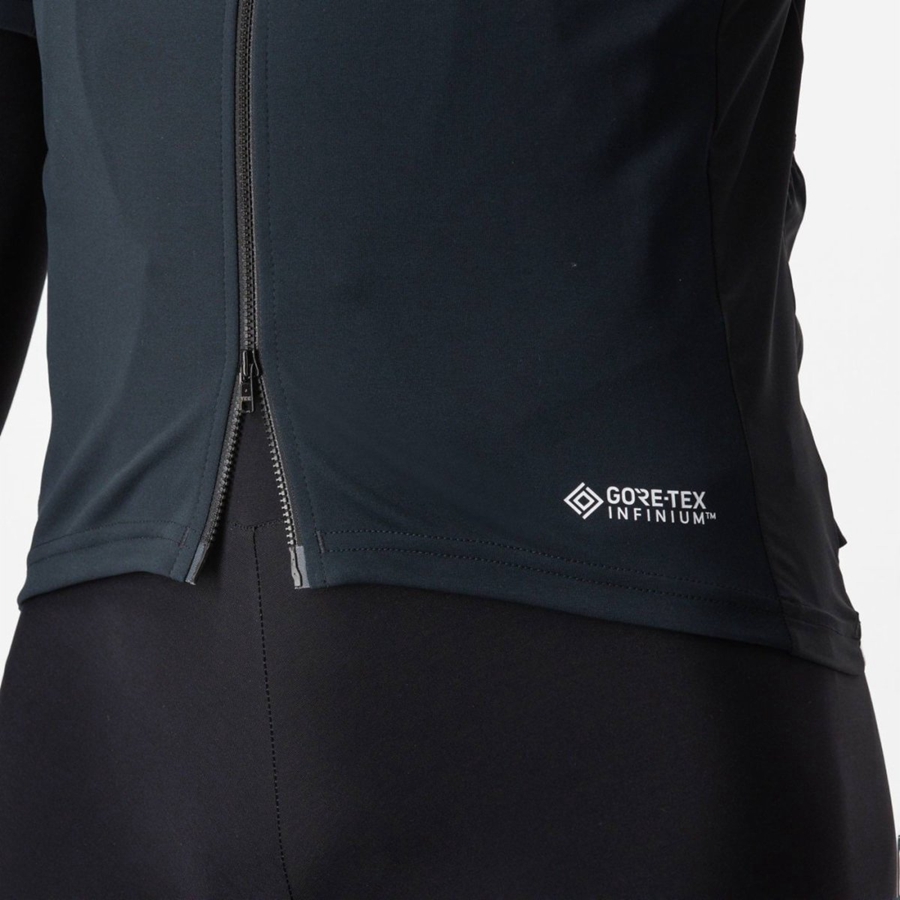 Castelli PERFETTO RoS 2 WIND Men Jackets Black | LUVNDA-572