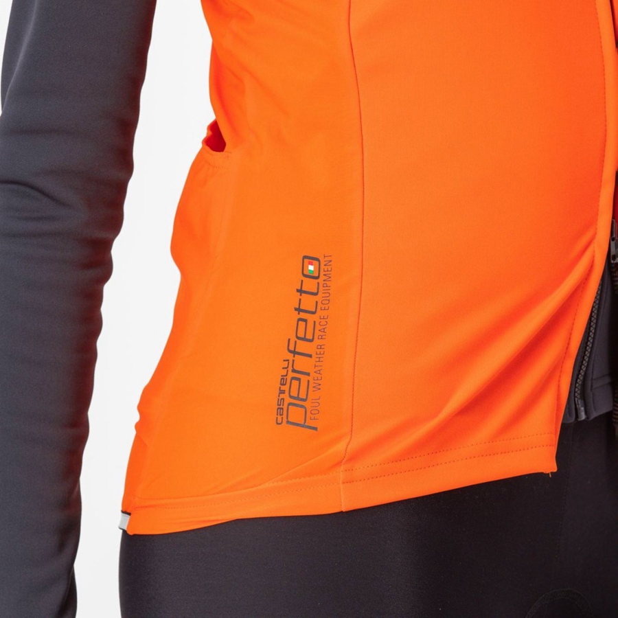 Castelli PERFETTO RoS 2 W Women Vest Red Orange | YECQUR-916