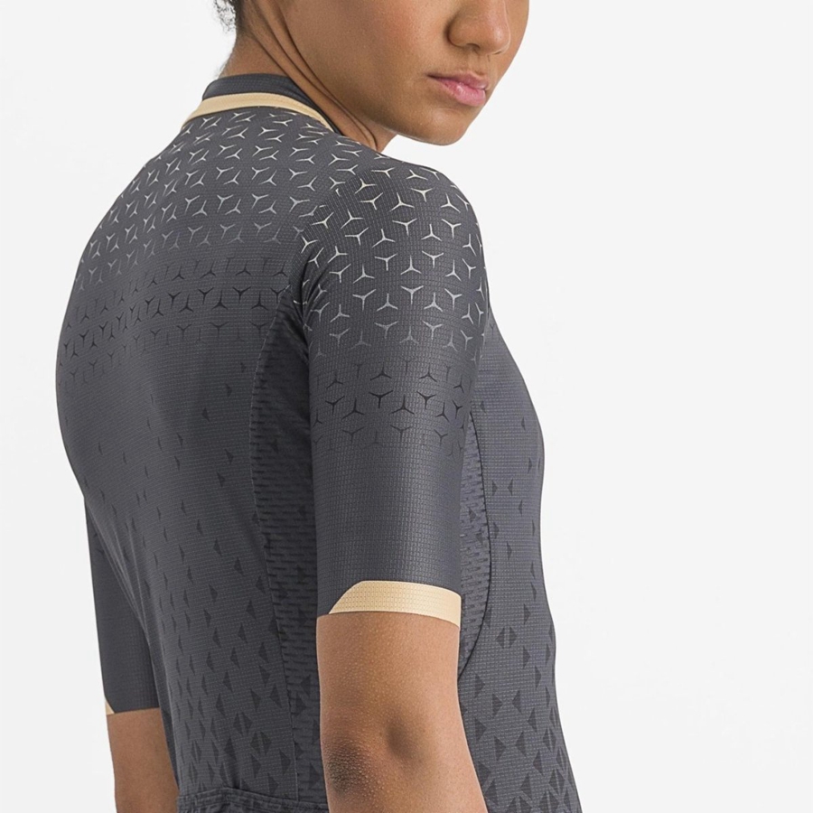 Castelli PEZZI Women Jersey Dark Grey | EOIQBK-615