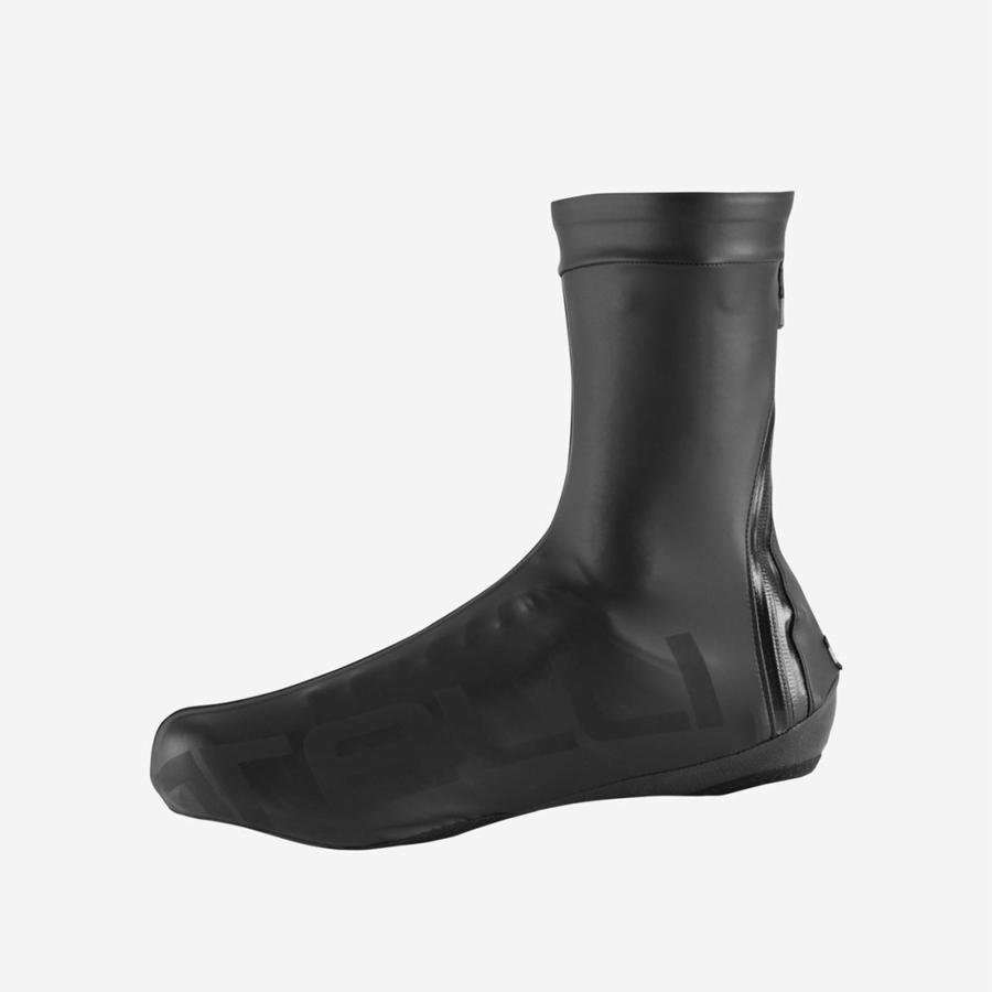 Castelli PIOGGERELLA Men Shoecovers Black | GLCIUZ-249