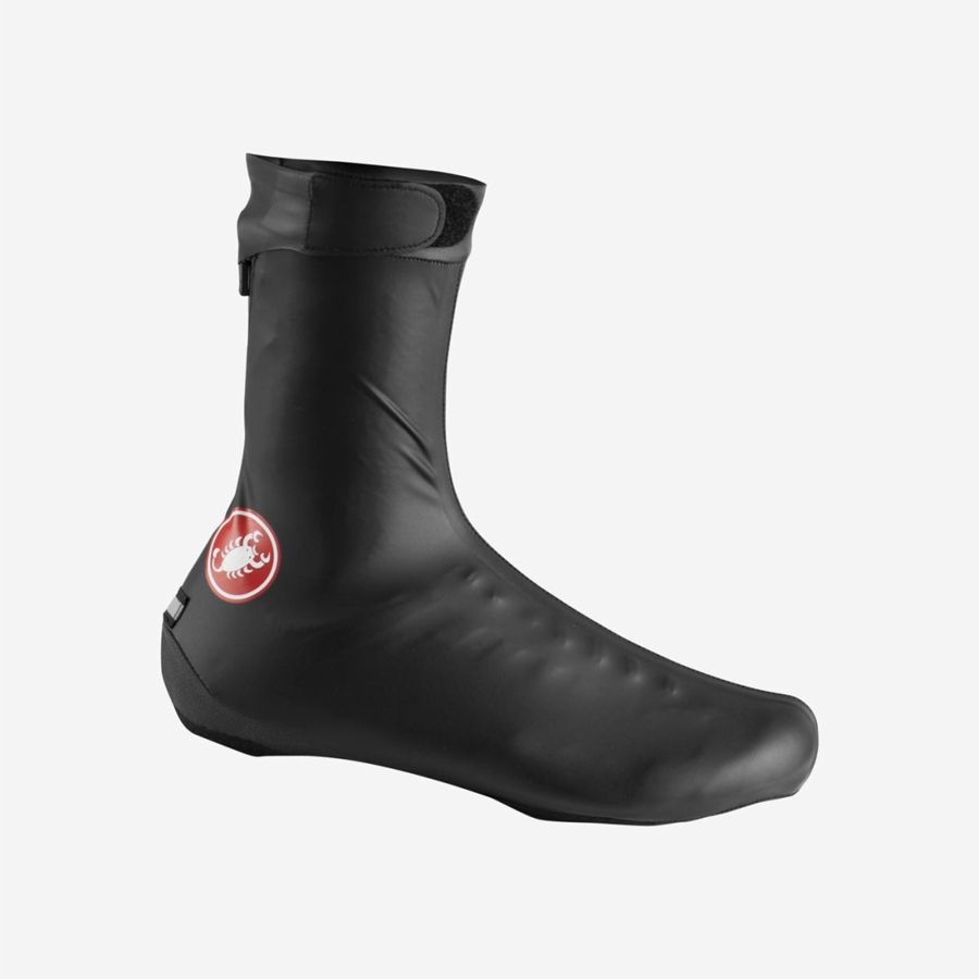 Castelli PIOGGERELLA Men Shoecovers Black | GLCIUZ-249