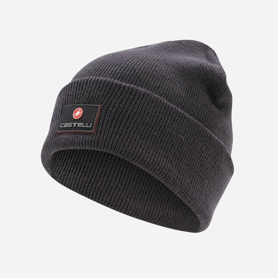 Castelli PODIOFIRMA Men Beanie Dark Grey | EHXCDU-729