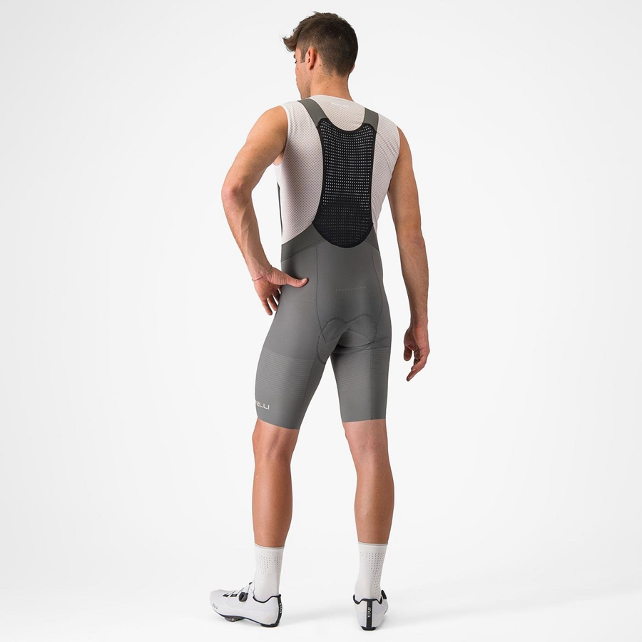 Castelli PREMIO Men Bib Shorts Grey | UMDTFJ-639