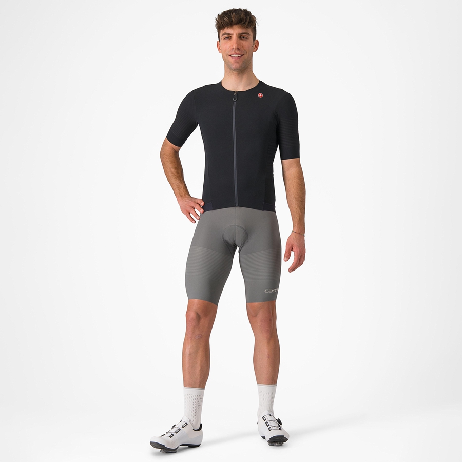 Castelli PREMIO Men Bib Shorts Grey | UMDTFJ-639