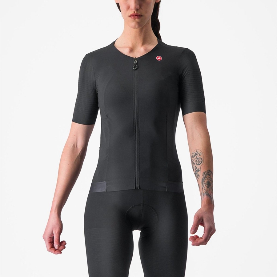 Castelli PREMIO W Women Jersey Black | TNMJLW-751