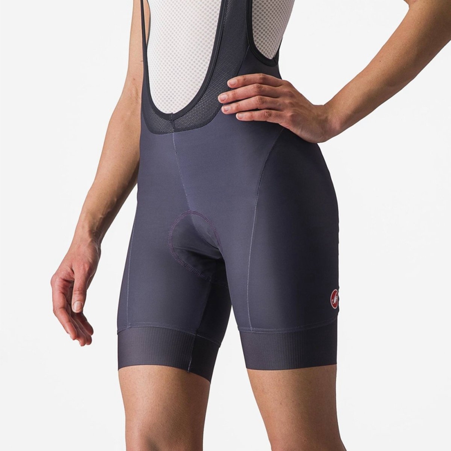 Castelli PRIMA Women Bib Shorts Black | GHZBPQ-137