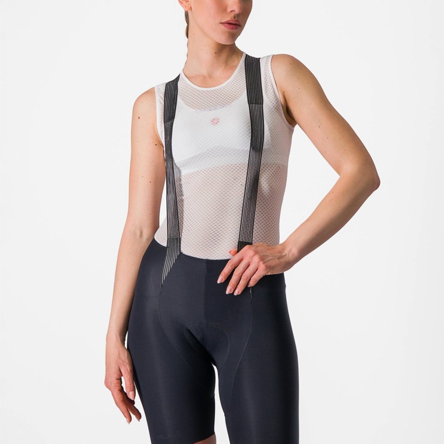 Castelli PRO MESH W SLEEVELESS Women Base Layer White | KWSDBX-374