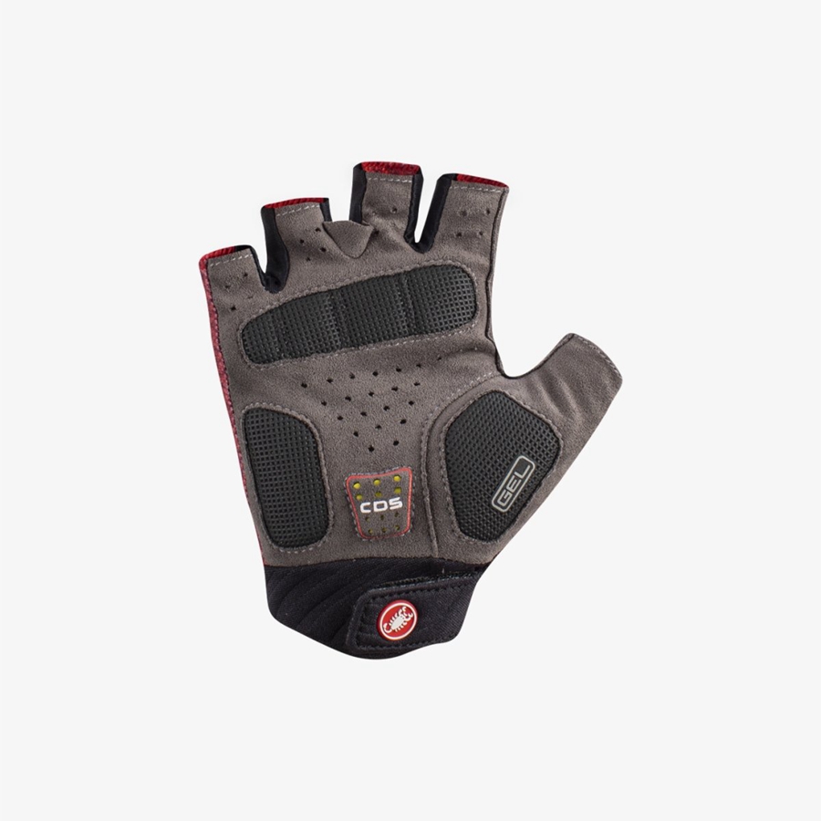 Castelli ROUBAIX GEL 2 Women Gloves Red | BWHYOS-365