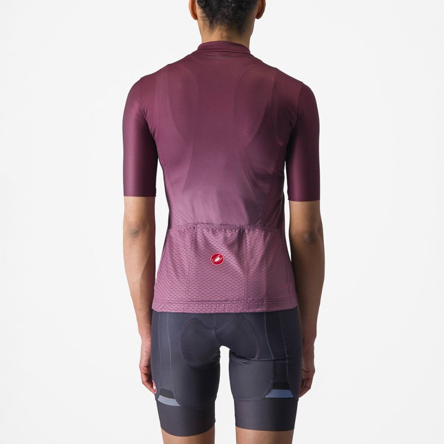 Castelli SALITA Women Jersey Deep Burgundy / Deep Purple | EJMPVY-058