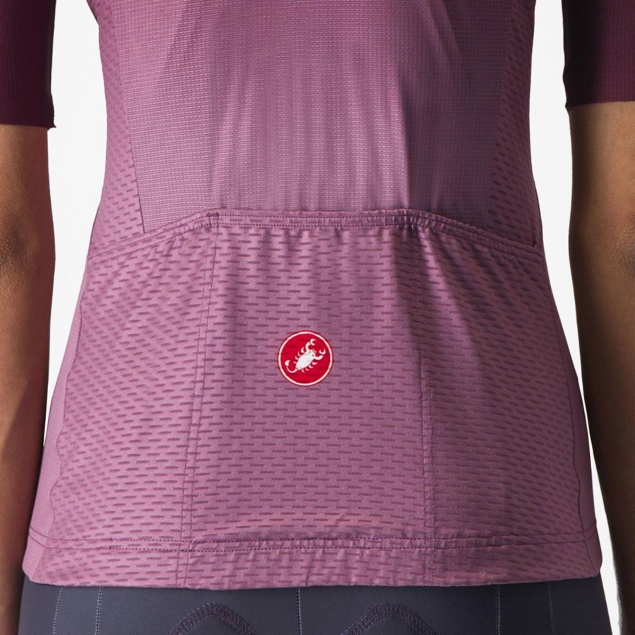 Castelli SALITA Women Jersey Deep Burgundy / Deep Purple | EJMPVY-058