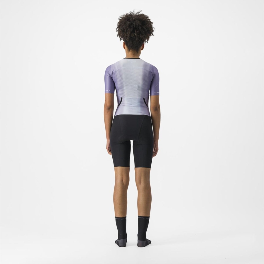 Castelli SANREMO ULTRA W Women Speedsuits Purple White | VYXDQB-910