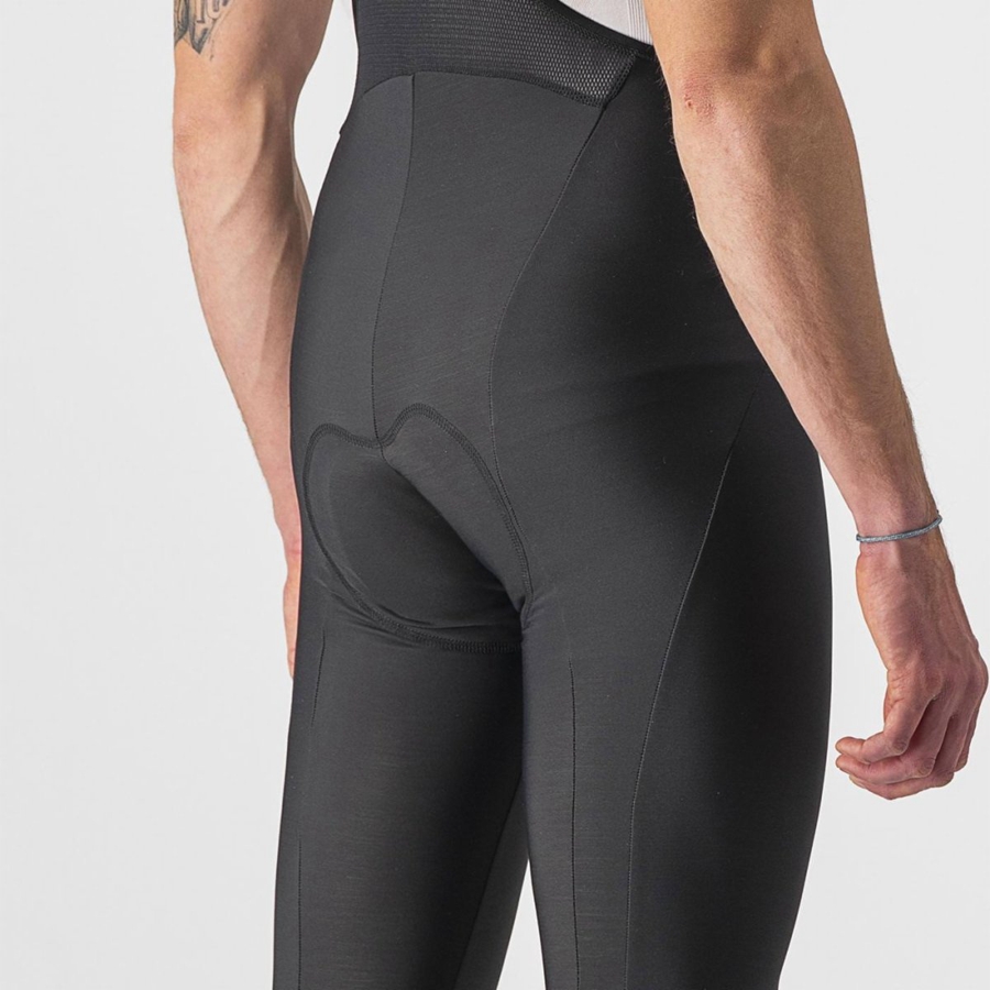 Castelli SEMIFREDDO Men Bib Tights Black | LPGVTB-612