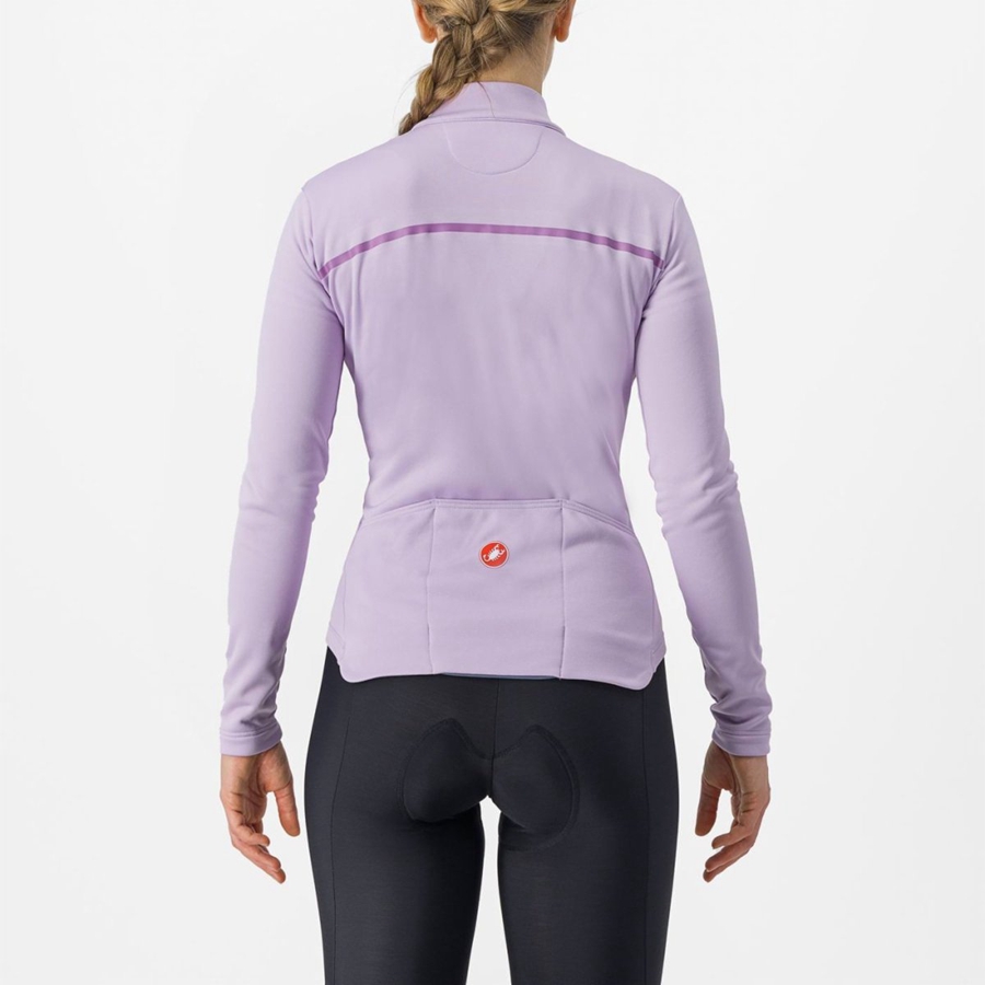 Castelli SINERGIA 2 FZ Women Jersey Purple / Purple | BSYJTV-091