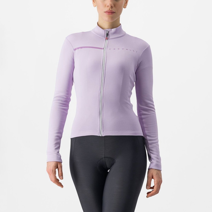 Castelli SINERGIA 2 FZ Women Jersey Purple / Purple | BSYJTV-091