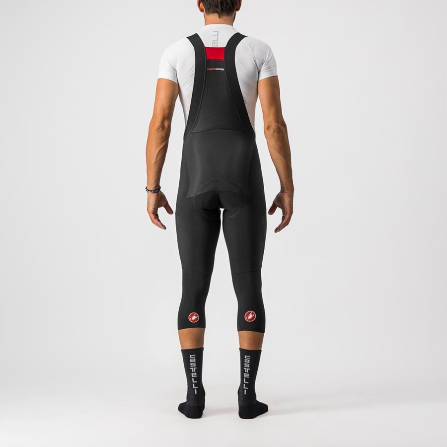 Castelli SORPASSO RoS BIB KNICKER Men Leggings Black | XQVWRN-324